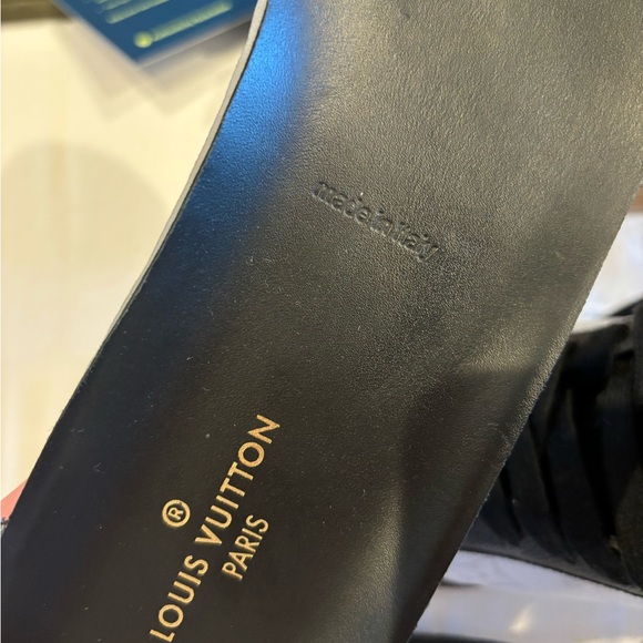 Louis Vuitton Rivoli high top sneakers 4.5=8 in womens - Picture 9 of 13